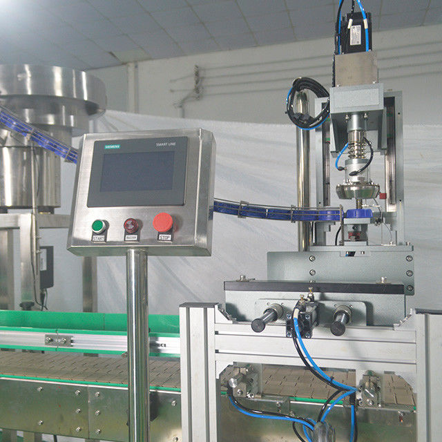 Máquina de enchimento de azeite de oliva de 20L com 4 cabeças de enchimento e 1 cabeçote de tampa