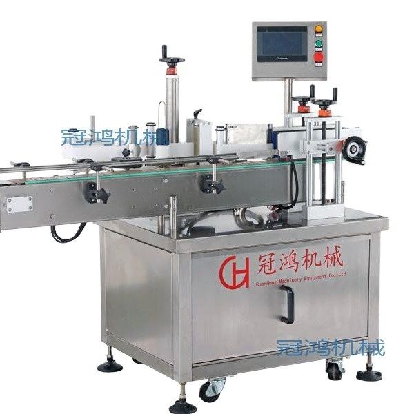Máquina de rotulagem de garrafas de vinho de molho de soja redonda com diâmetro externo de rótulo de 280 mm