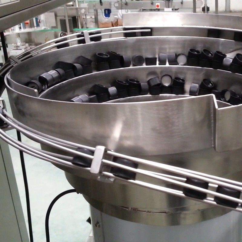 Sortador de alimentação com tampa de garrafa/tubo de plástico e vibrator de triagem de tampa de plástico