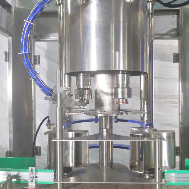 Pressão de ar 0,6-0,8Mpa Máquina de enchimento e rotulagem de óleo de cozinha com 3 cabeças