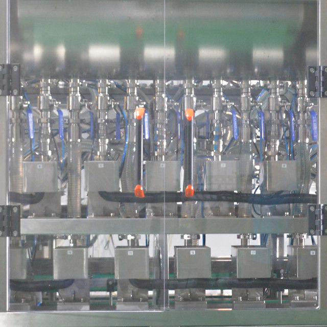 Máquina automática de enchimento de garrafas de loção de shampoo 6000 garrafas/hora Velocidade da linha de produção