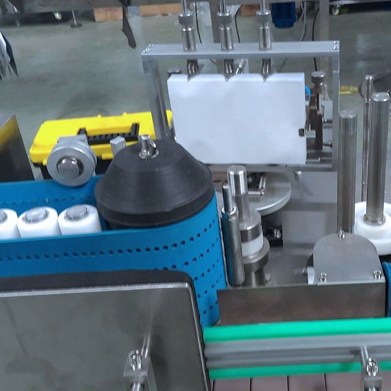 Máquina de rotulagem de pasta totalmente automática para frascos de garrafas redondas