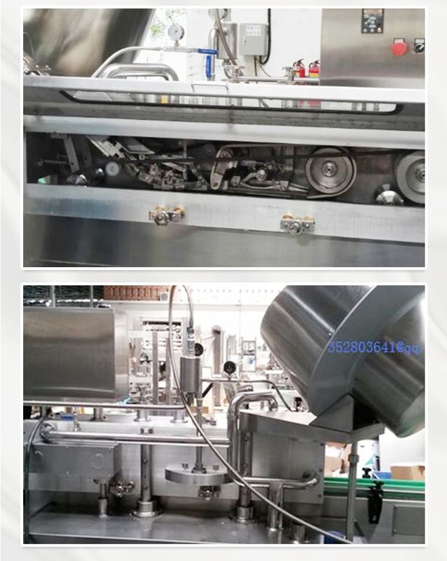 Três tipos de tampa Máquina de vedação a vácuo a vapor para garrafas de vidro e tampas sem parafusos