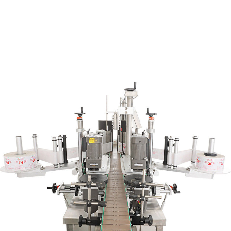 Máquina de rotulagem de garrafas de alimentos com impressora de código de data e vantagem de tampa automática de parafuso