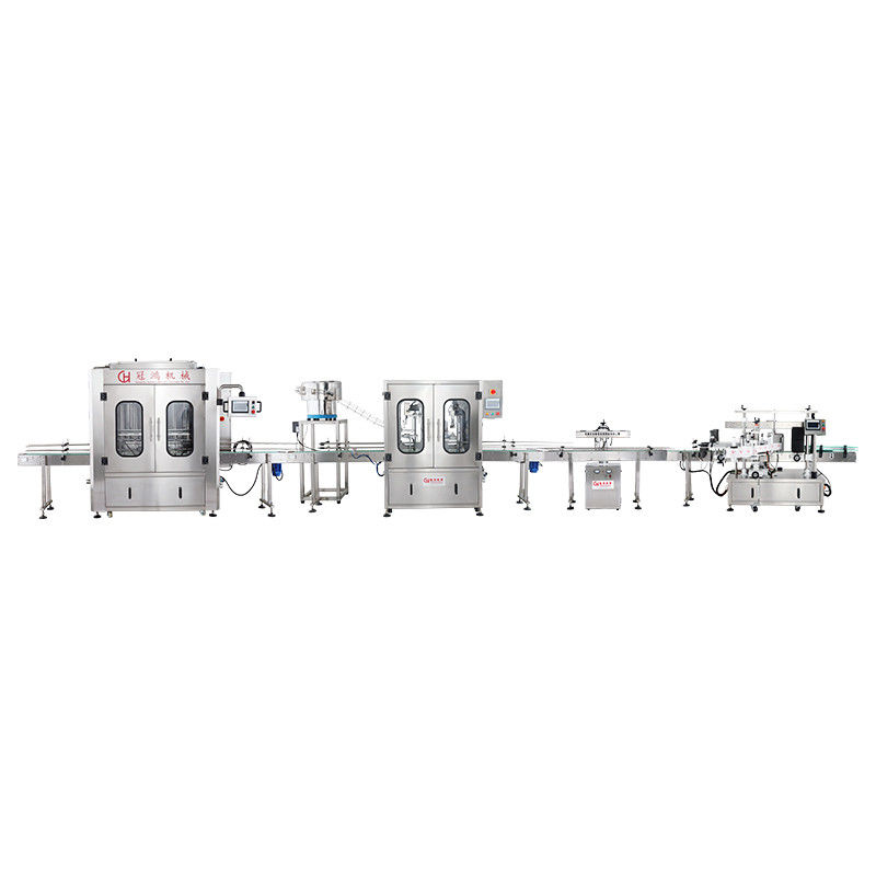 23000*2500*2600mm Impressora de etiquetas e máquina de adesivos para vedação de tampa de garrafas de óleo de motor