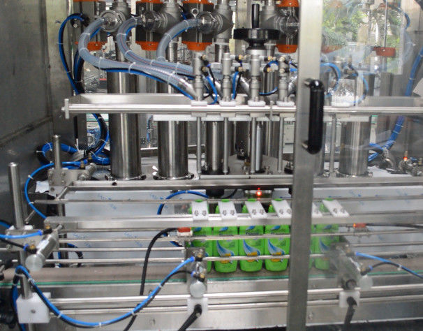 20-500 ml Linha de produção de shampoo de gama de enchimento com rotulagem automática de enchimento