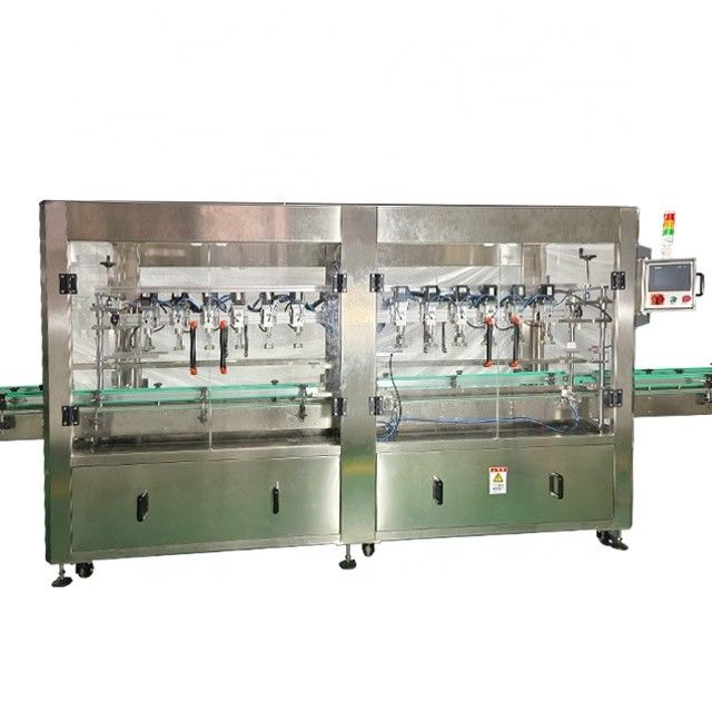 Linha de produção de detergente para roupa de xampu de 25 kW com rotulagem e tampa de lado duplo