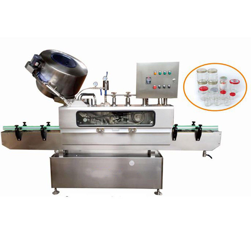 Máquina de vedação de vácuo a vapor totalmente funcional para captador de metal de frutas e molho de chili