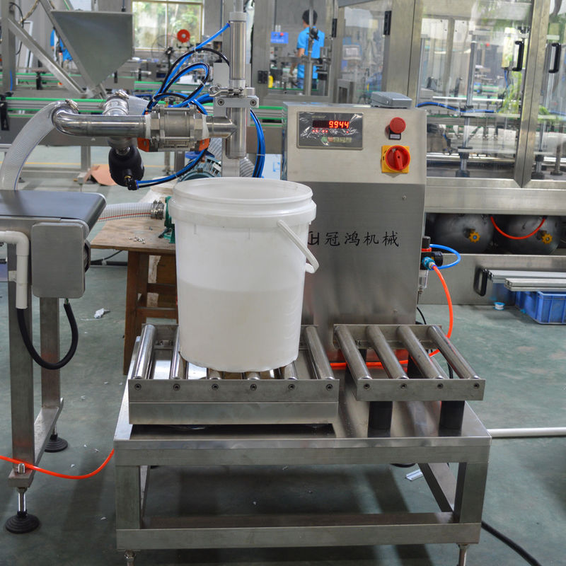 Máquina de enchimento de 78 kg para enchimento e pesagem manual de barril de óleo lubrificante de 5 a 50 litros