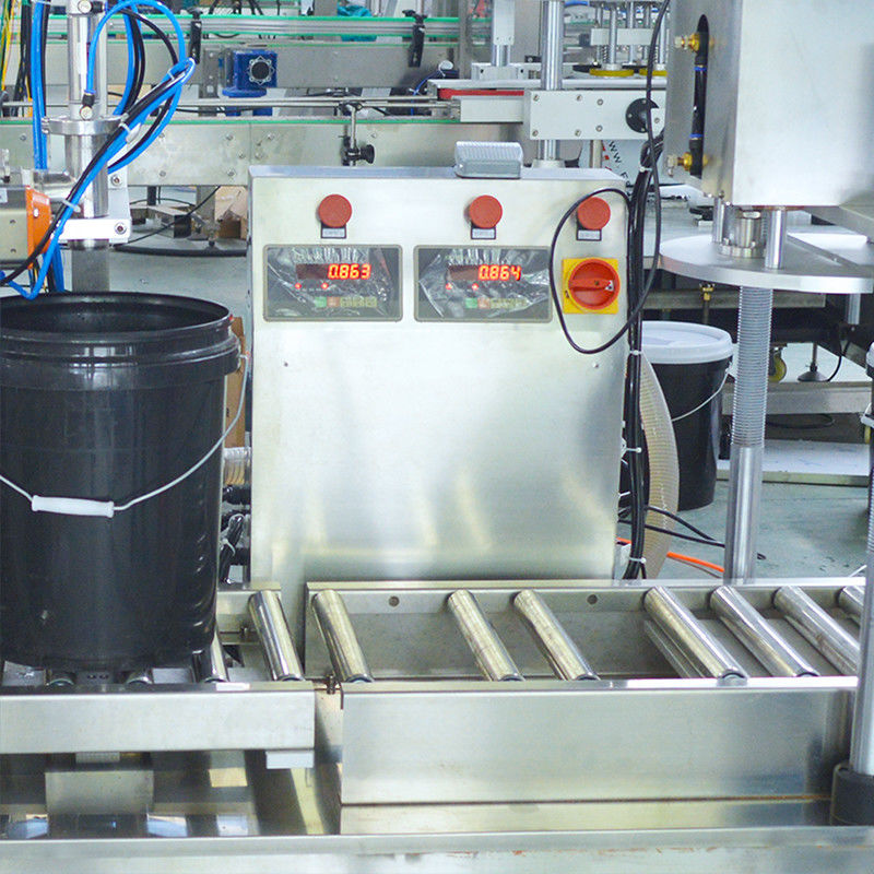 Máquina de enchimento de 78 kg para enchimento e pesagem manual de barril de óleo lubrificante de 5 a 50 litros