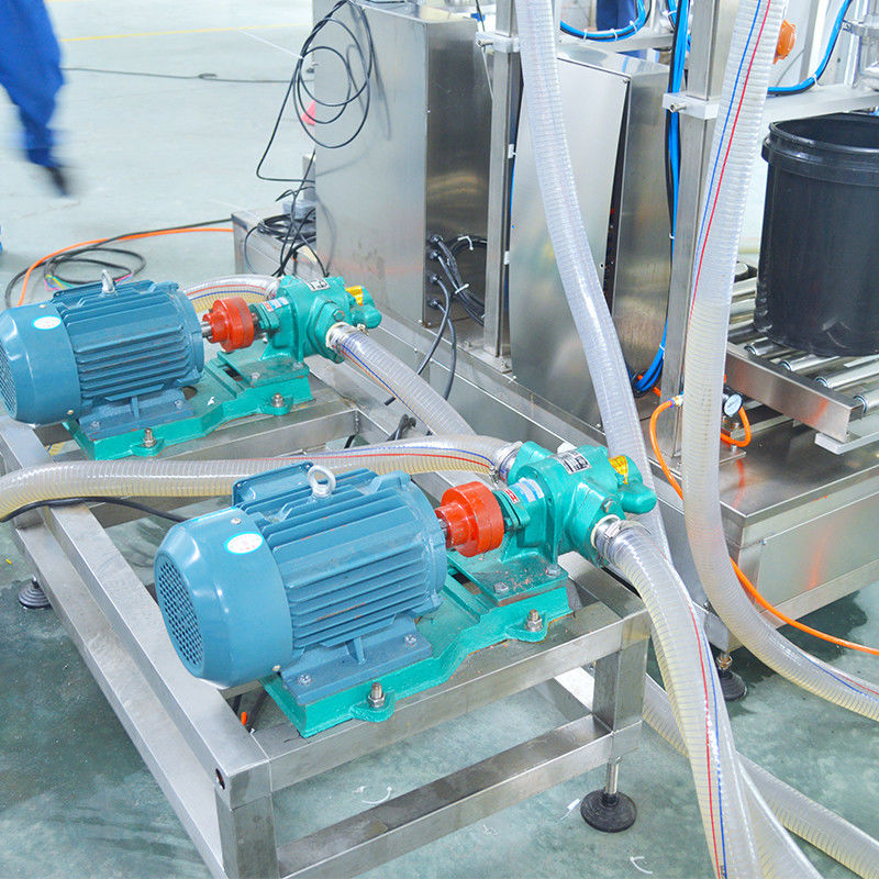 Máquina de enchimento de 78 kg para enchimento e pesagem manual de barril de óleo lubrificante de 5 a 50 litros