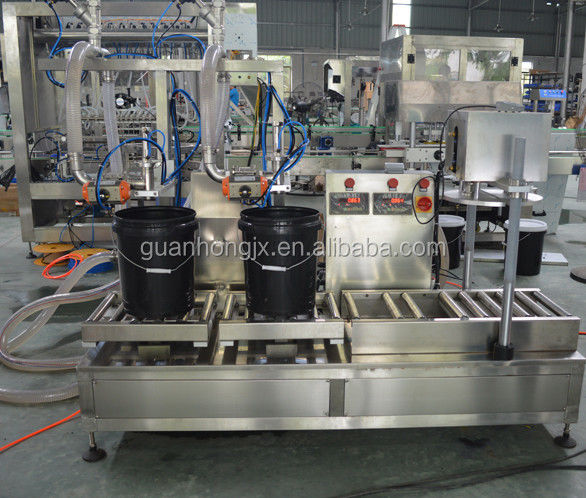 Máquina de enchimento de 78 kg para enchimento e pesagem manual de barril de óleo lubrificante de 5 a 50 litros