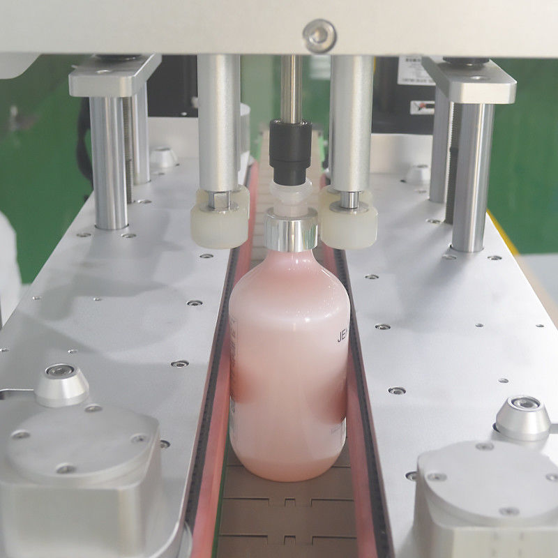 320 KG Máquina rotativa de tampa de parafuso de garrafas de alta automação para material de embalagem metálico