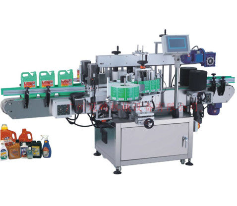 Máquina de rotulagem dupla de alta velocidade para garrafas planas/de forma especial/quadradas/redondas