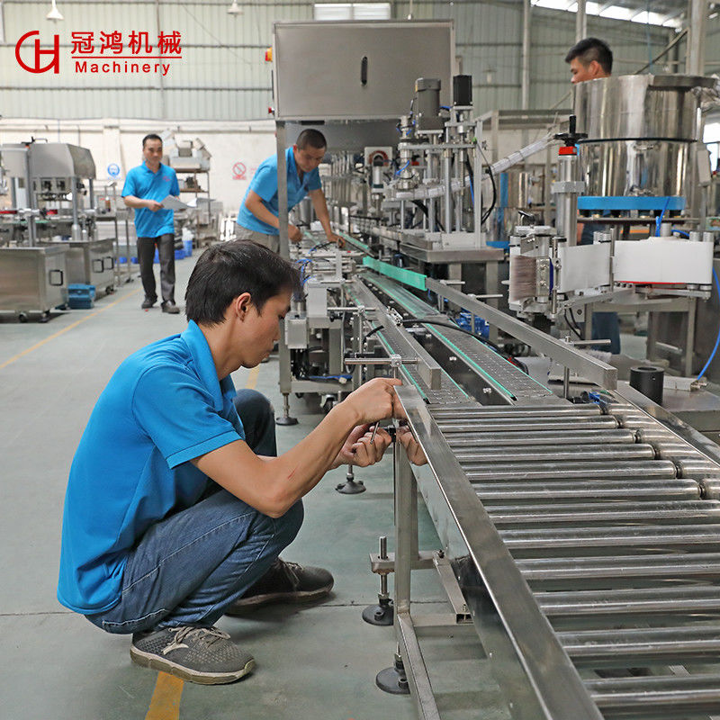 Máquina de rotulagem automática de alta produtividade com vídeo e fotos de Guan Hong