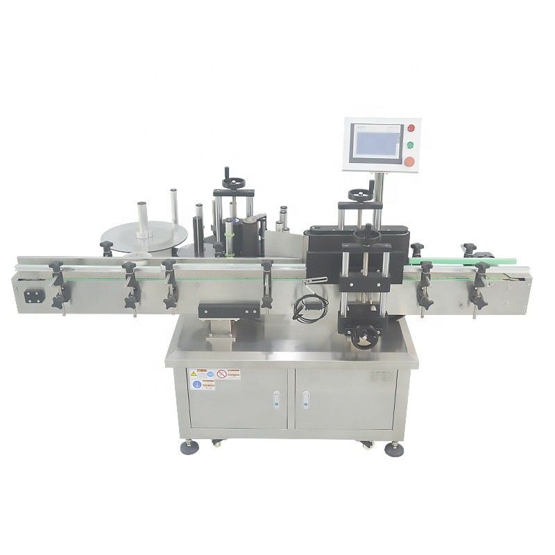 2100*1200*1450mm Máquina de etiquetas verticais para garrafas redondas de plástico
