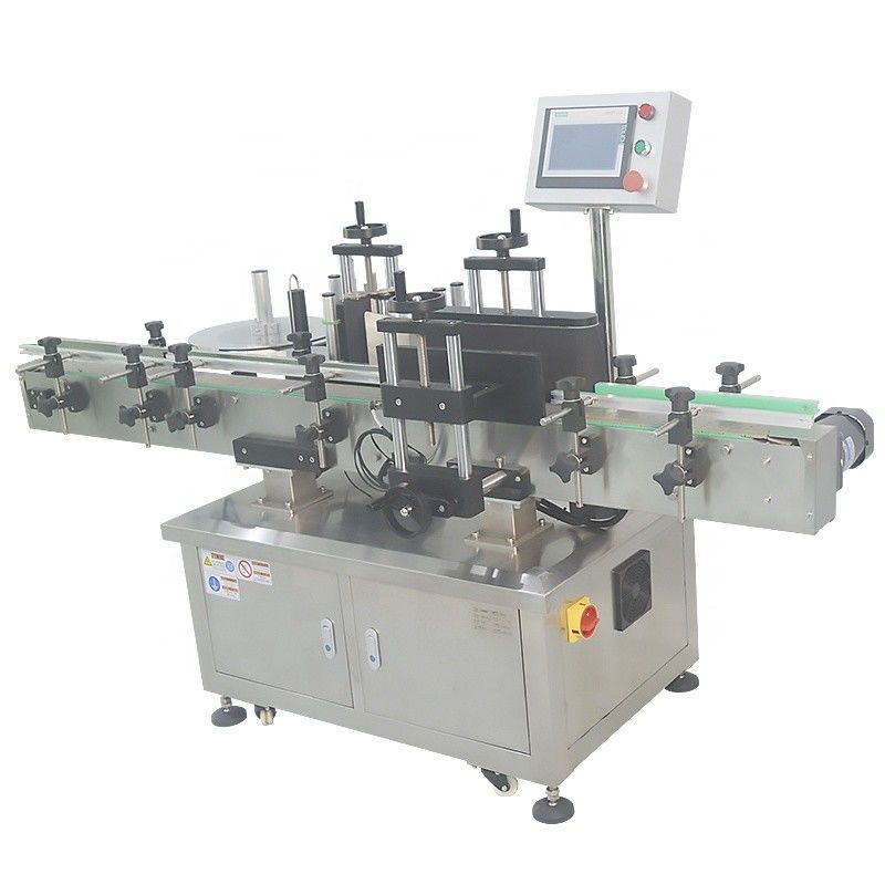 2100*1200*1450mm Máquina de etiquetas verticais para garrafas redondas de plástico