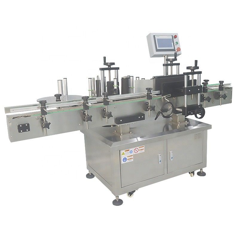 2100*1200*1450mm Máquina de etiquetas verticais para garrafas redondas de plástico