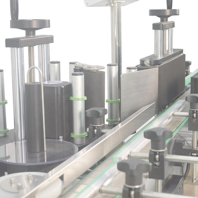 2100*1200*1450mm Máquina de etiquetas verticais para garrafas redondas de plástico