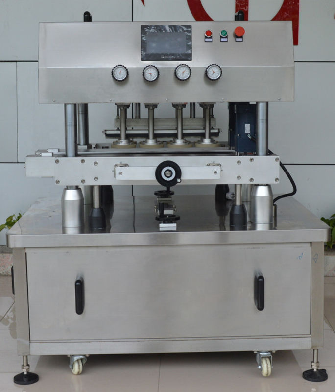 Máquina automática de tampa de garrafas para animais de estimação de alta velocidade para materiais de embalagem de papel e muito mais