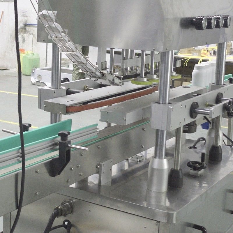 Máquina automática de tampa de garrafas para animais de estimação de alta velocidade para materiais de embalagem de papel e muito mais