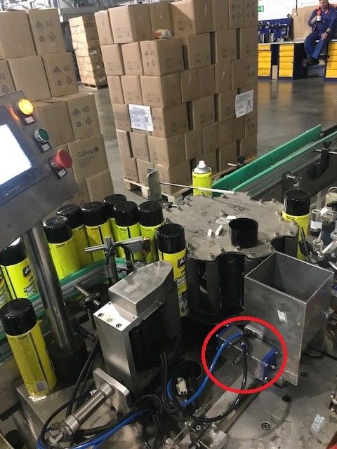 Componentes do núcleo do motor Actuador pneumático para rotulagem de máquinas