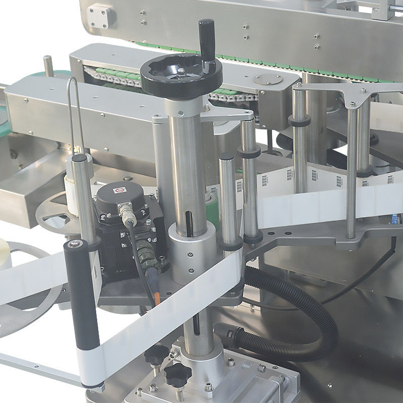 Máquina automática de rotulagem de garrafas planas de aço inoxidável 304 para garrafas redondas quadradas para animais de estimação