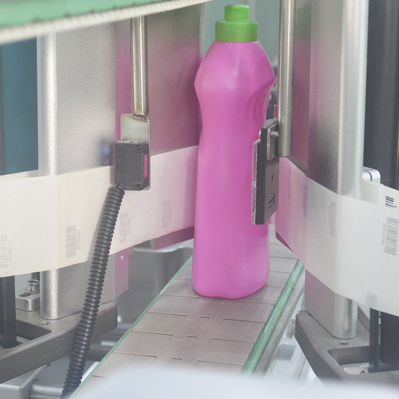 Máquina automática de rotulagem de garrafas planas de aço inoxidável 304 para garrafas redondas quadradas para animais de estimação