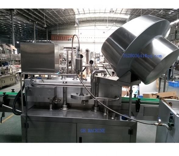 Máquina de vedação a vácuo de garrafas de vidro para cubilose/alimentos/mel a alta velocidade