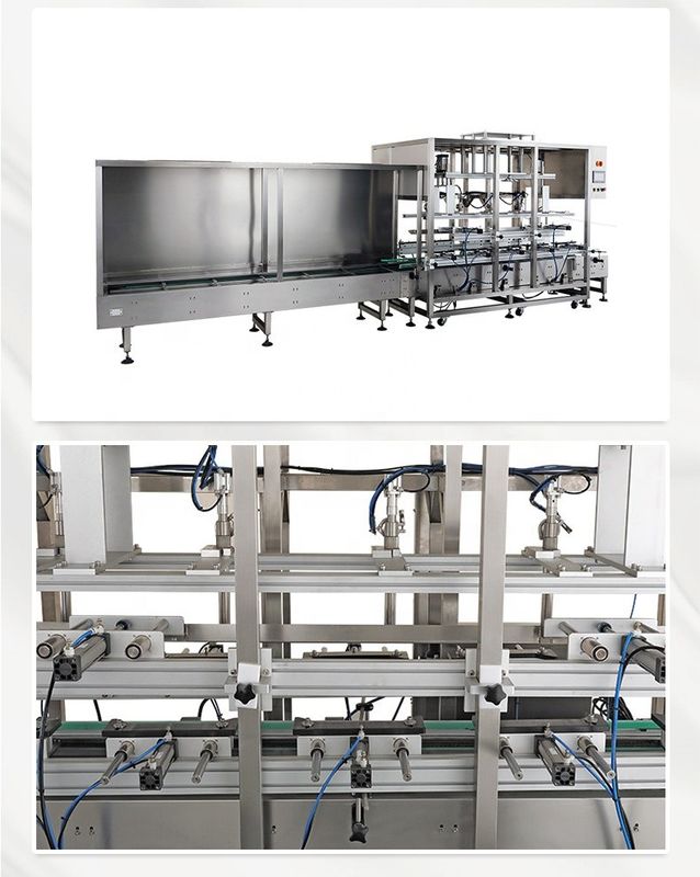 Material de embalagem de papel 5 Máquina automática de enchimento de líquido com bocal para produtos químicos