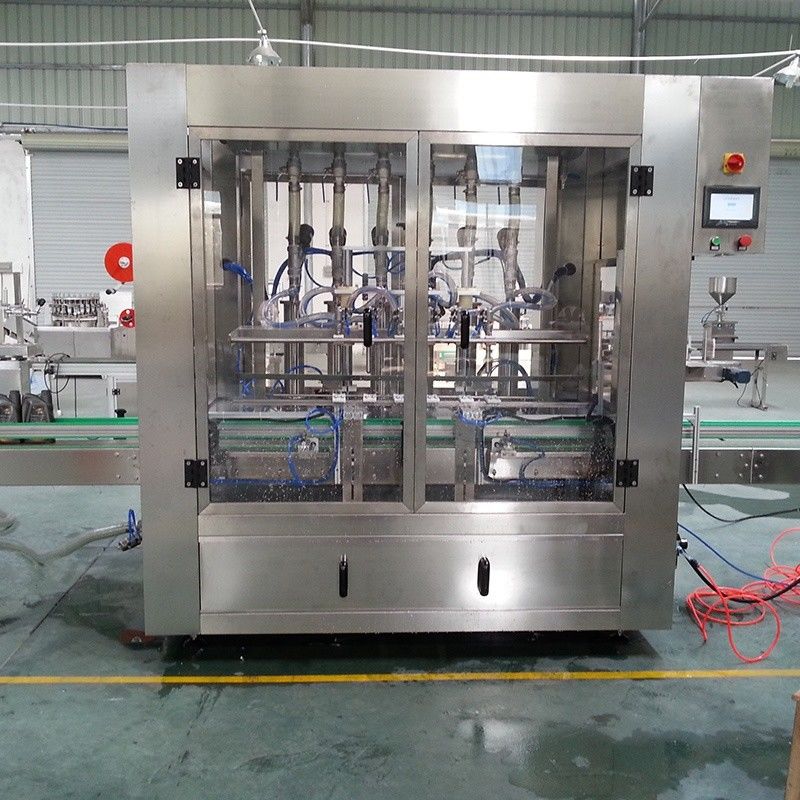 Máquina de rotulagem automática de carregamento de 4 cabeças com fecho e tampa para garrafas de vidro de vinho/liquor