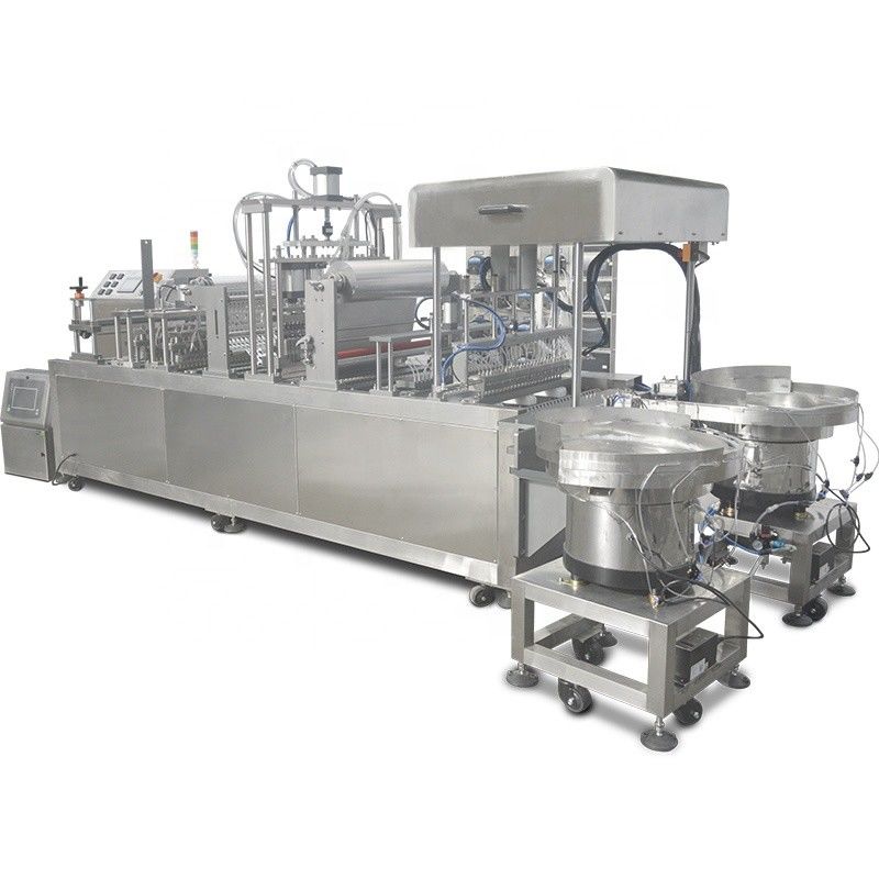 Máquina de enchimento de frascos de frascos com controlo PLC para tubos de ensaio e recipientes de amostras de plástico