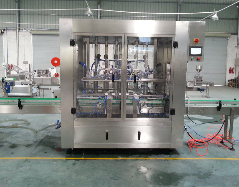 Máquina de enchimento automática de tipo servo-pistão para garrafas/barris de plástico