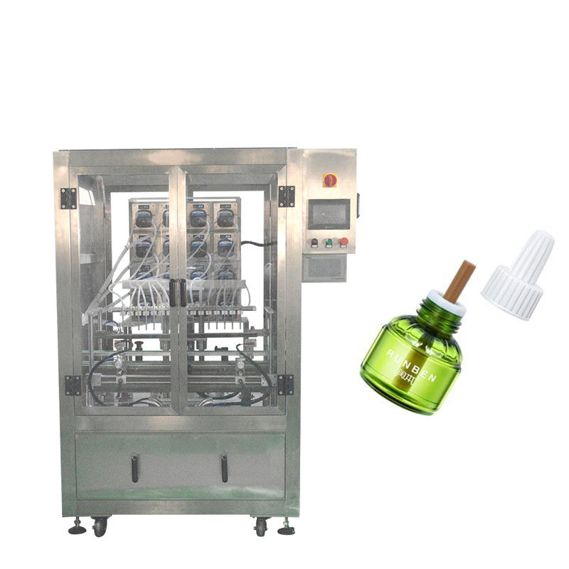 Máquina automática de lavar garrafas de líquido repelente de bocal 12 para toda a linha de produção
