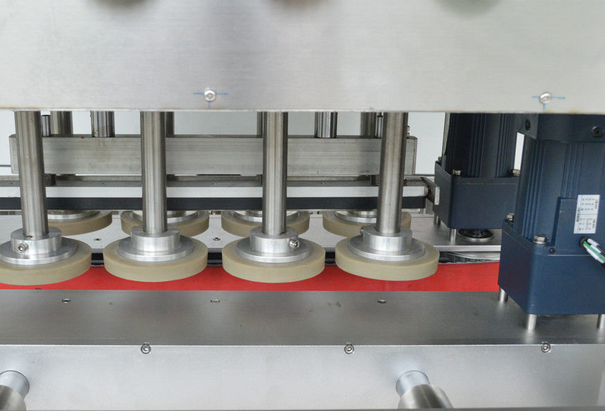 Máquina de fecho de garrafas de selante de pneu pneumático com rotação de rodas de 8 pares e ordenador