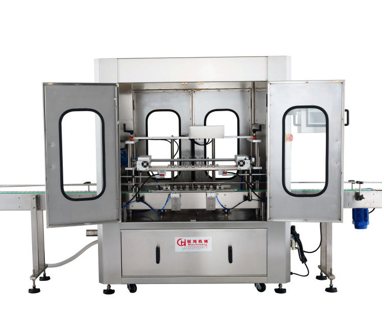 Máquina automática de enchimento por pistão a quente de 4 cabeças para enchimento por programa de controlo de gel/cera capilar