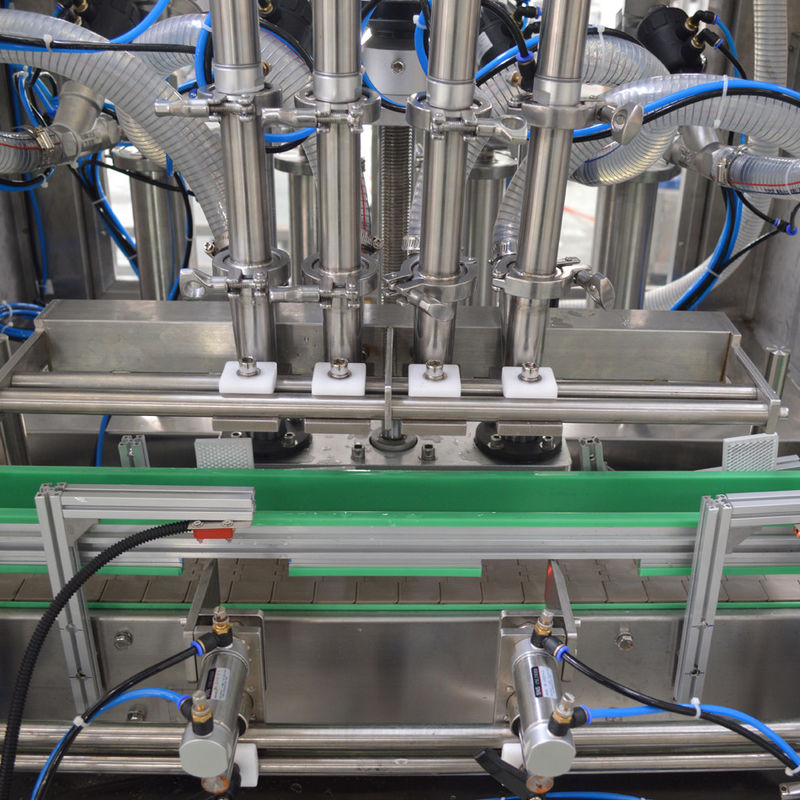 Máquina automática de enchimento por pistão a quente de 4 cabeças para enchimento por programa de controlo de gel/cera capilar