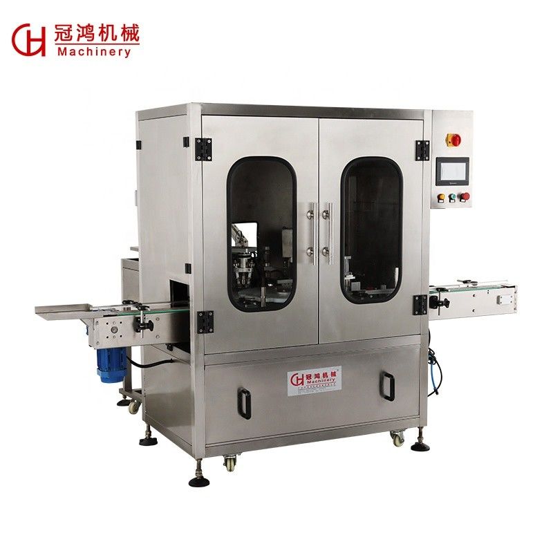 2000*1800*2300mm Máquina automática de enchimento e tampa de garrafas para óleo essencial/pólvora