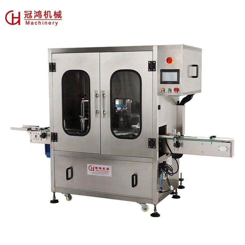 2000*1800*2300mm Máquina automática de enchimento e tampa de garrafas para óleo essencial/pólvora