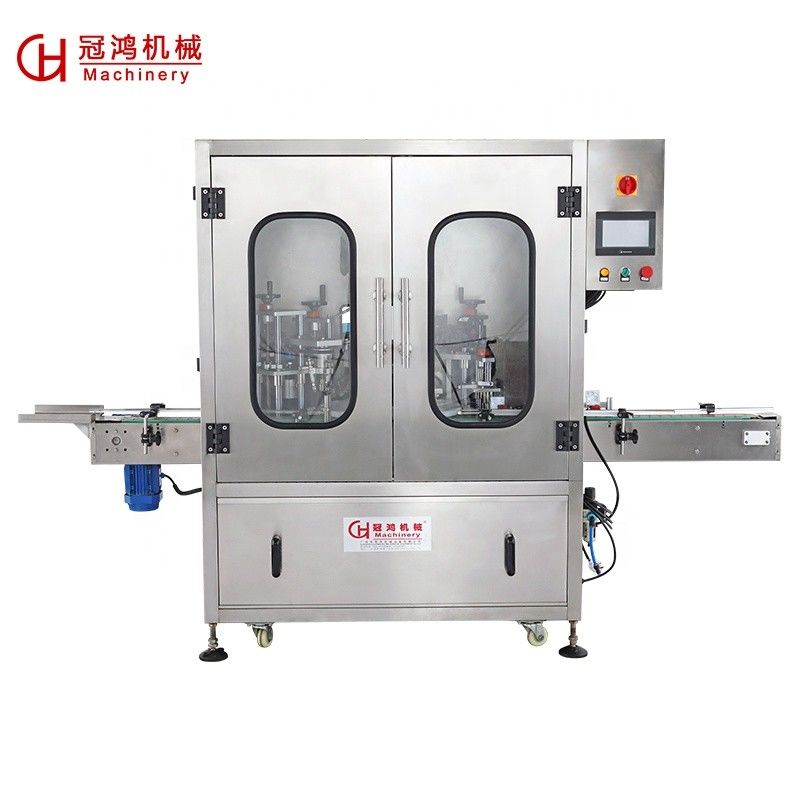 2000*1800*2300mm Máquina automática de enchimento e tampa de garrafas para óleo essencial/pólvora